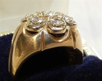 VIEW 2 10K MENS GOLD RING 