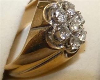 VIEW 2 14K MENS GOLD RING 