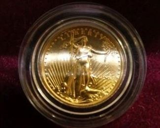 $5 AMERICAN EAGLE GOLD COIN 
