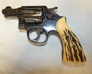 38 REVOLVER W/BONE HANDLE 