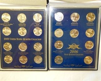 2006 & 2009 US STATE QUARTER SETS 