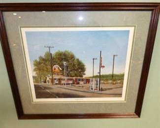 DOG & SUDS PRINT BY LARRY HOSKINS 