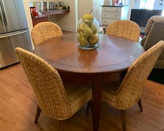 Round Table and Four Chairs