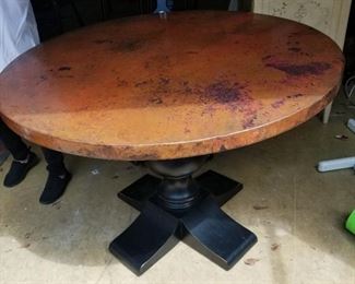 Gorgeous copper table