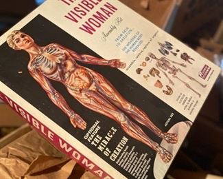 Vintage The Visible Woman model kit