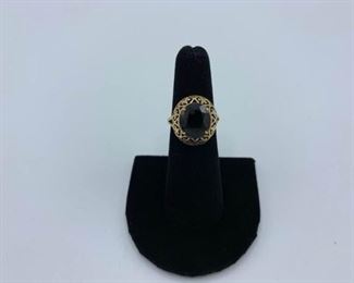 Black Spidell and Gold Ring