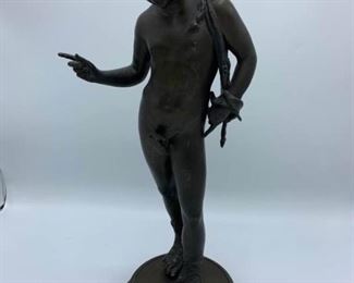 Bronze Art Nouveau Roman Man