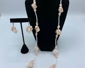Heishi Necklace and Earring Set