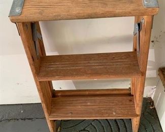 #81	Wood Step Ladder 2 step	$5.00
