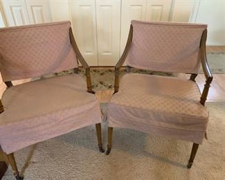 #67	Pair of Vintage Arm chairs 33"L x 24"W x 20"D	$44.00 for both
