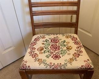 #73	Solid antigue chair easily reupholstered	$10.00
