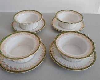 Antique German Cremé Brûlée Set 