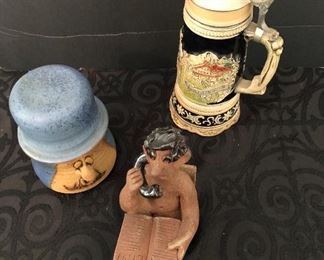 Pottery & Beer Stein 