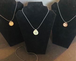 Ceramic Pendant Necklaces 