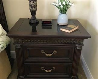 Pair of matching nightstands.