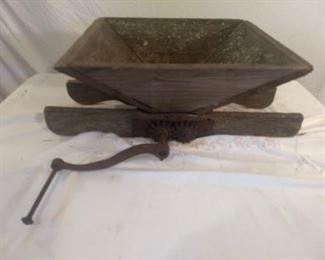 Antique Wooden Fruit Press
