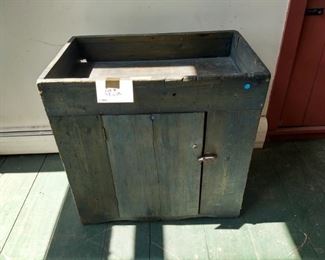 Antique Storage Cabinet with Open Area on Top