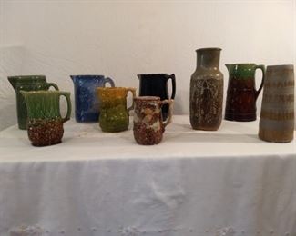 Artistic Glazed Pitchers, Pots, and Vases