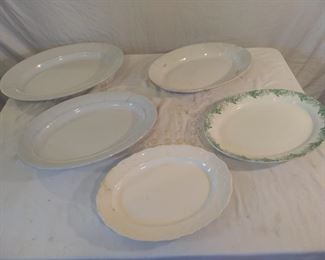Assorted China Dinner Plates