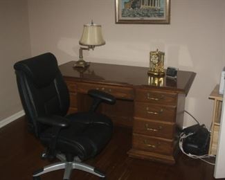 DESK AND OFFICE CHAIR