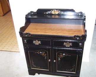PAINT-DECORATED DRY SINK