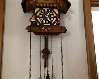 German Chalet Cuckoo Clock in working order. Starting price $200.00