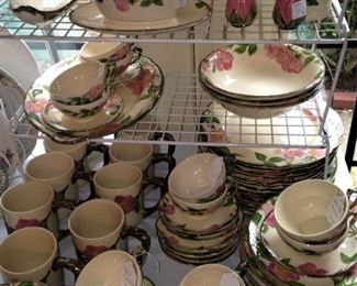 Large selection of Desert Rose pottery