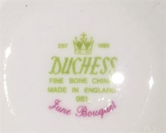 "June Bouquet" - Duchess fine bone china made in England