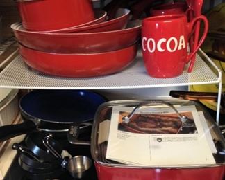 Red cookware