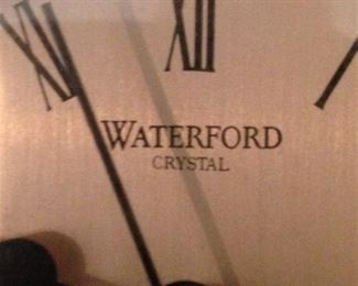 Waterford crystal clock
