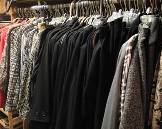 Jackets, blouses, slacks