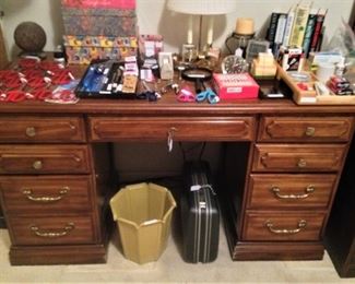 Desk and office supplies