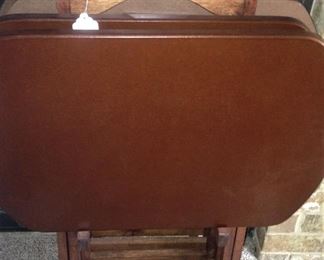 Wooden TV trays