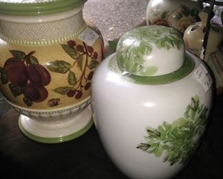 Lidded jars