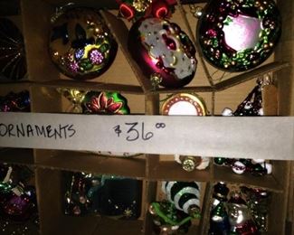 Whole box of ornaments