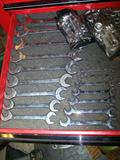 4th drawer Left side
Large set of MAC Flat Wrenches
Also many more flat wrenches in bags
