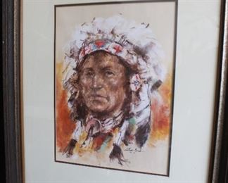 Arthur Boos Oil Pastel "Indian Chief" $275
***Please note: California sales tax will be charged on all purchases unless you have a valid California resale certificate on file with us.***