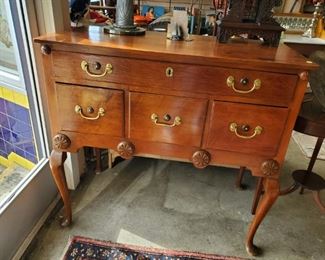 Pennsylvania Queen Anne Lowboy, discounted price now $375
***Please note: California sales tax will be charged on all purchases unless you have a valid California resale certificate on file with us.***