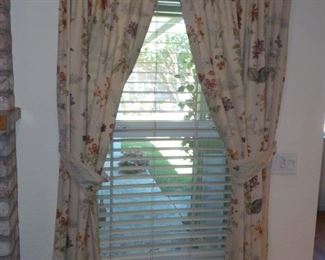 With permission from the client....we are offering matching curtains from this estate