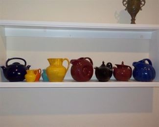 Lots of collectible pottery items