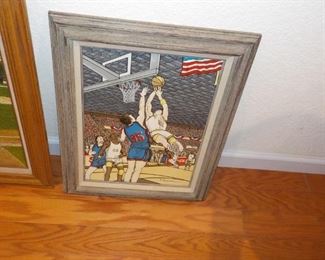 H. Hargrove Oil Painting (Sports Theme) 