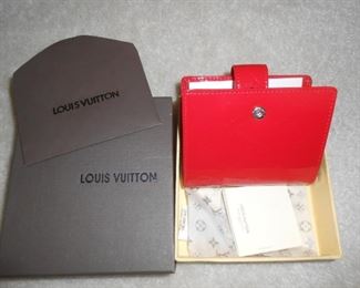 Louis Vuitton new-in-the-box red wallet