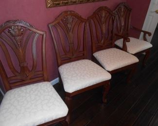 Remaining (4) dining chairs