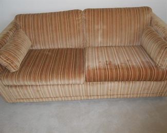 Retro sofa with matching loveseat