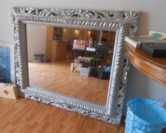 This mirror is approximately 5' X 4' in the basement