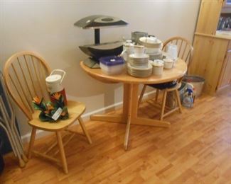 Bistro table with (2) chairs