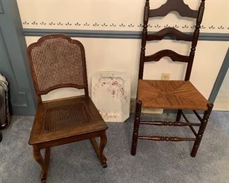 Many many vintage chairs