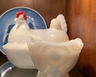 More Hens in Baskets