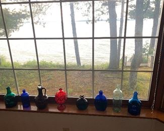 Vintage colored glass 