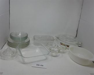 Vintage Fire King Pyrex and Glasbake